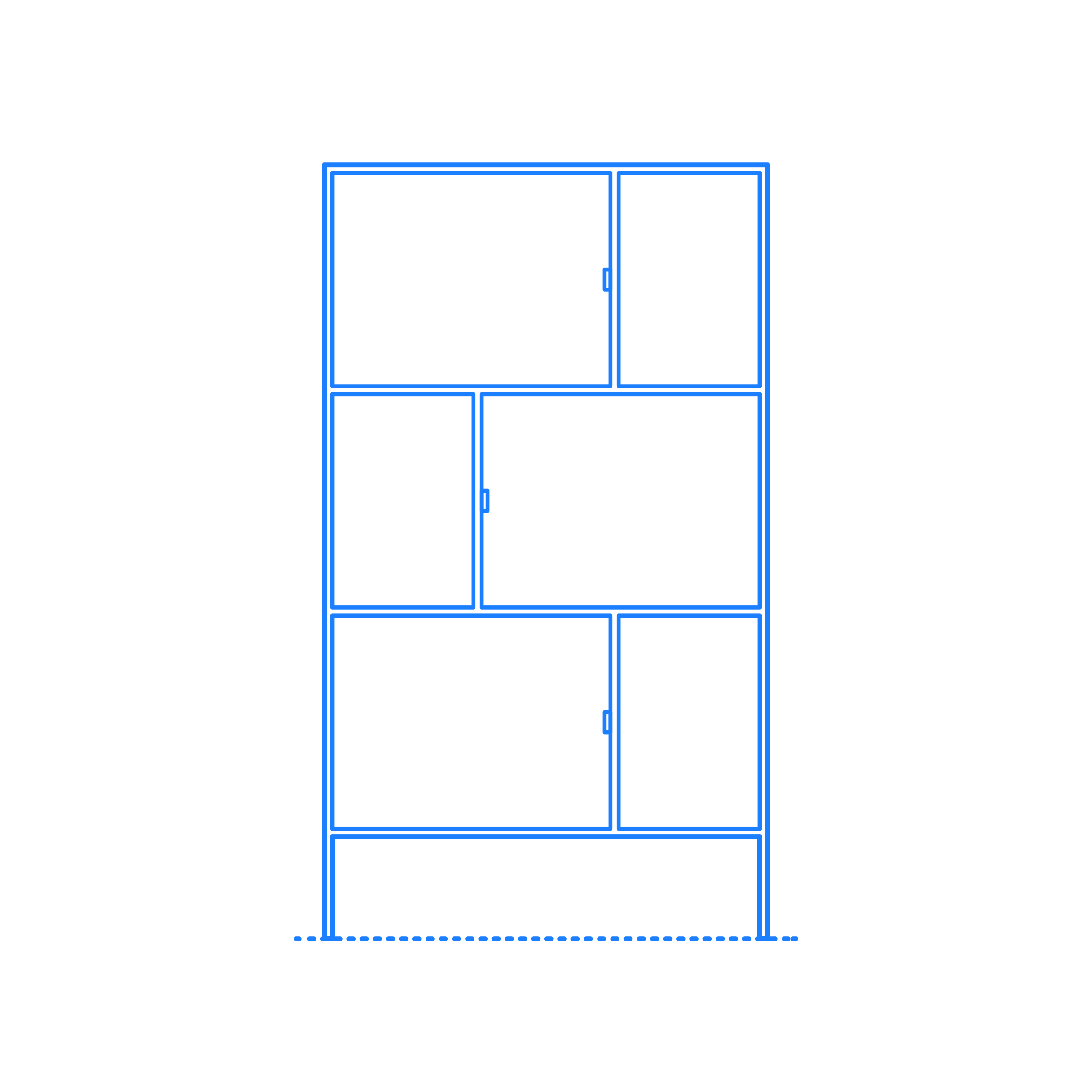Furniture Bookcases Rictu Bookcase 48 Line Art Illustration Svg Free Vectors